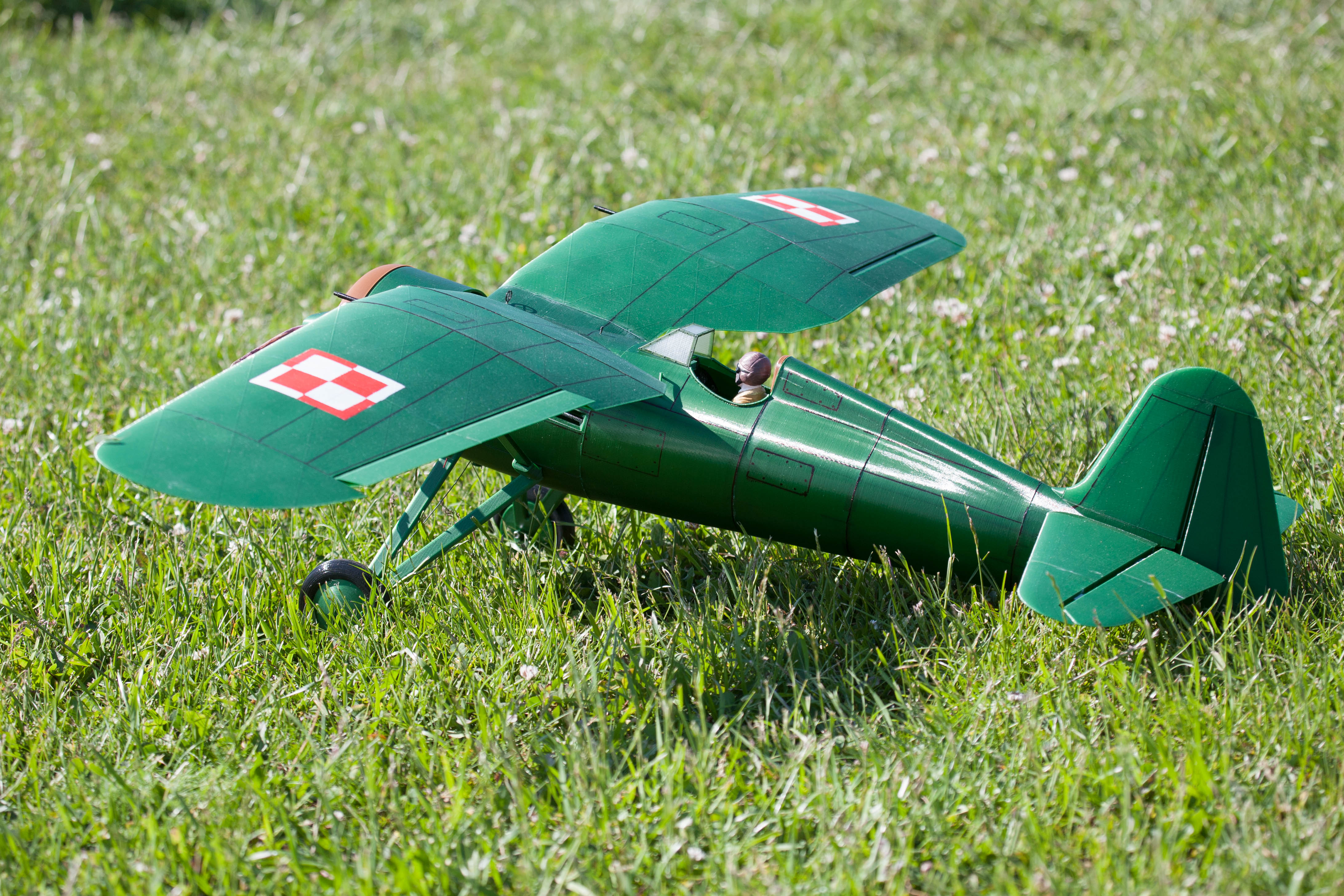 PZL P 11 3D Printed Airplane RC Model print beat com